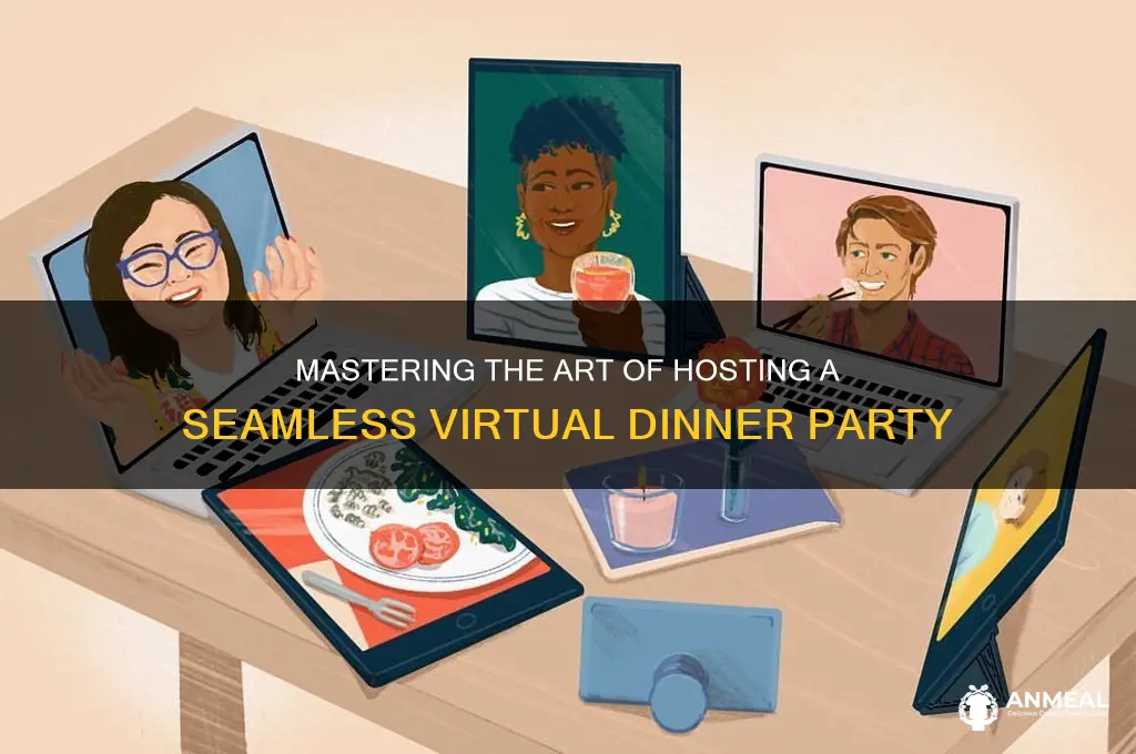 how to host virtual dinner party