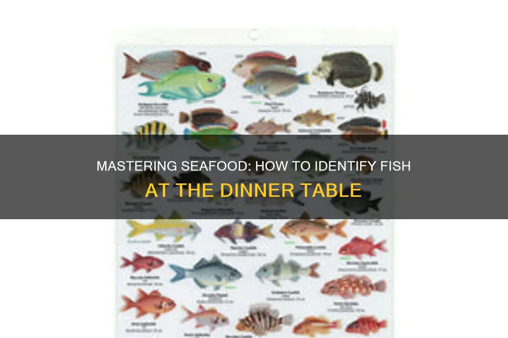 how to identify fish at dinner table