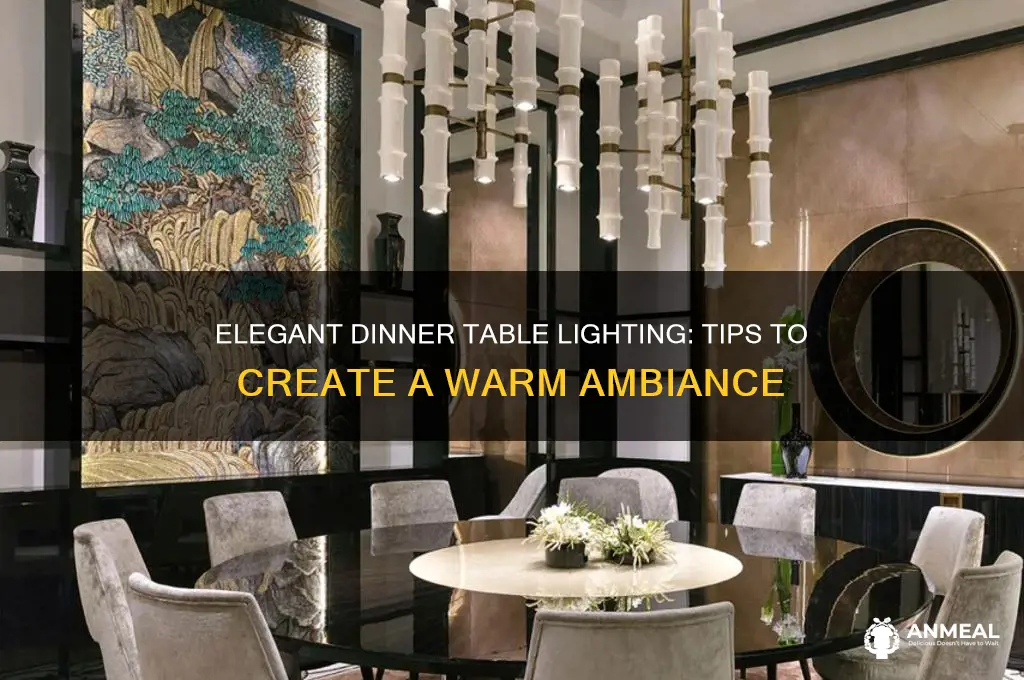 how to illuminate a dinner table
