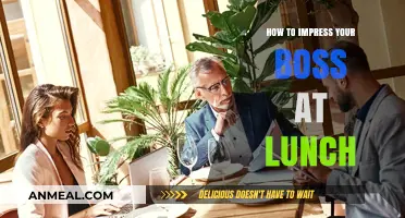 Mastering the Art of Impressing Your Boss Over Lunch