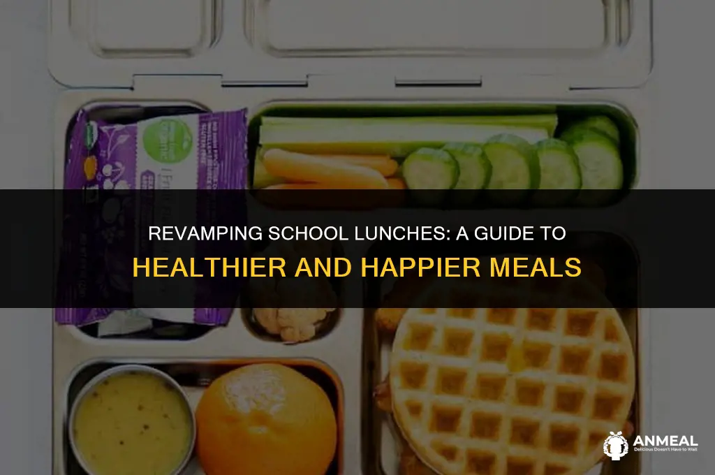 how to improve sschool lunch