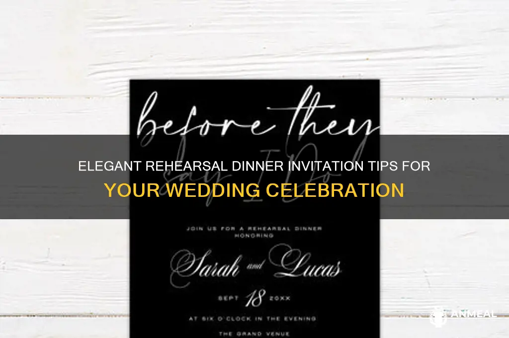 how to include rehersal dinner in invitation
