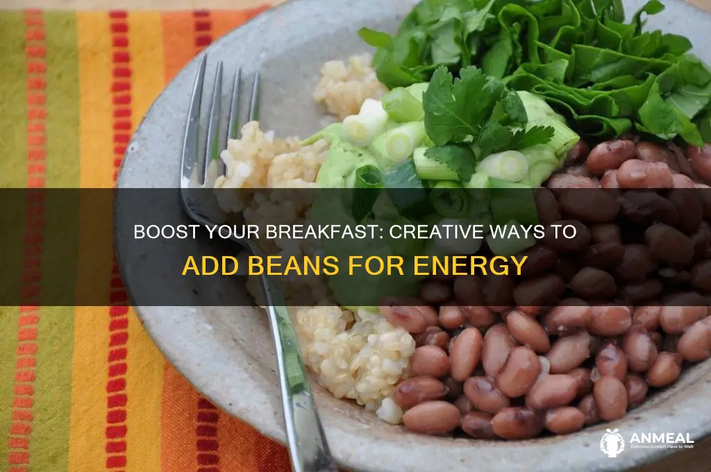 how to incorporate beans into breakfast