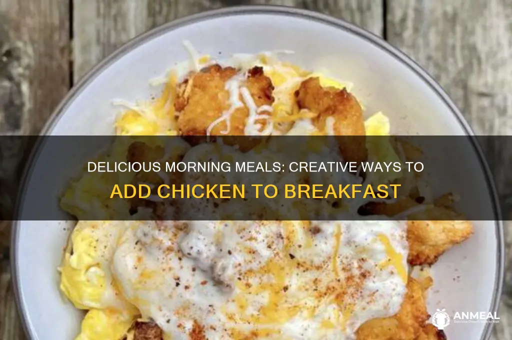 how to incorporate chicken into breakfast