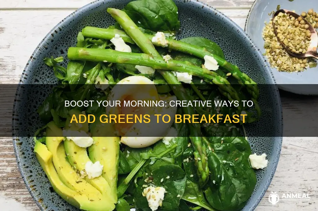 how to incorporate greens into breakfast