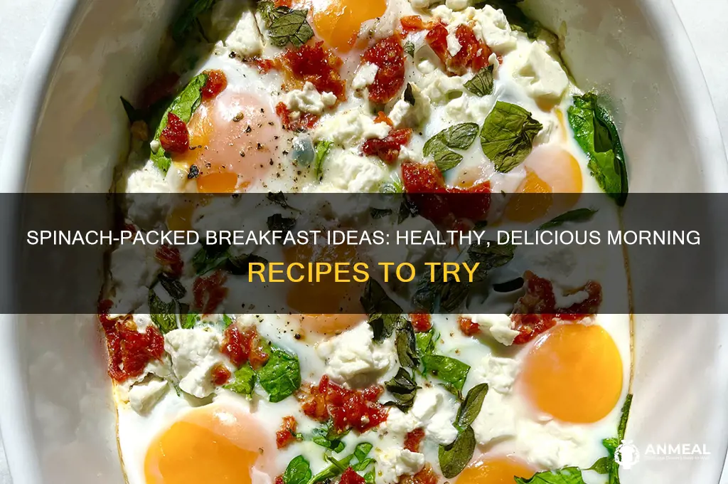 how to incorporate spinach into breakfast