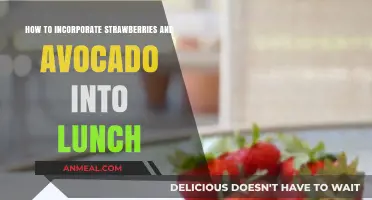 Sweet and Savory Delights: Strawberry and Avocado Lunch Ideas