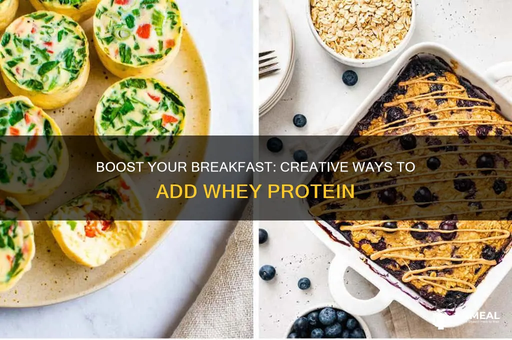 how to incorporate whey protein into breakfast