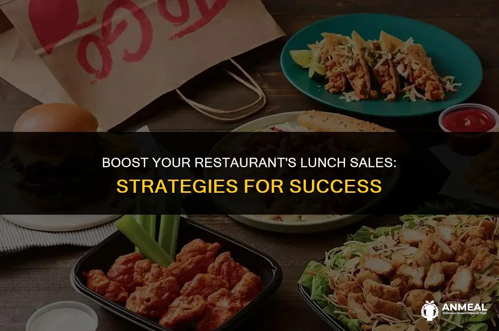 how to increase lunch sales in a restaurant