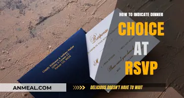 RSVP Etiquette: How to Clearly Indicate Your Dinner Choice