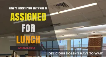 Organizing Lunch Seating: A Guide to Assigned Seats