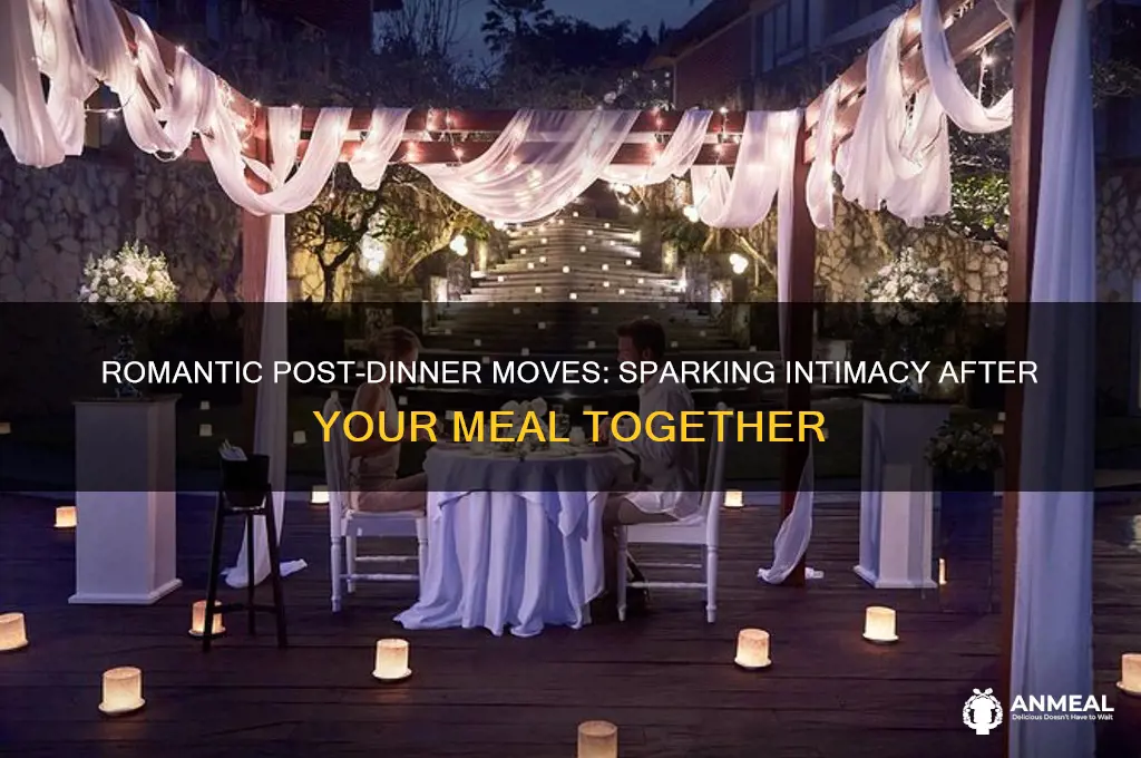 how to initiate sex after dinner