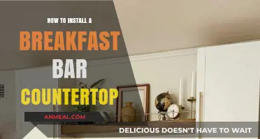 Easy Steps to Install a Breakfast Bar Countertop in Your Kitchen