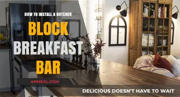 DIY Butcher Block Breakfast Bar Installation: Step-by-Step Guide
