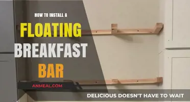 Easy DIY Guide: Installing a Stylish Floating Breakfast Bar