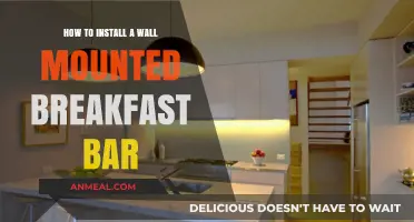 Easy Steps to Install a Stylish Wall-Mounted Breakfast Bar