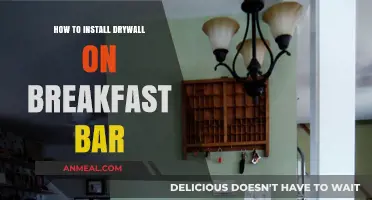 DIY Guide: Installing Drywall on Your Breakfast Bar Step-by-Step