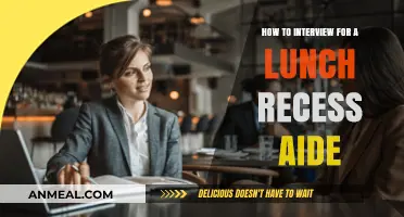 Mastering the Interview for Your Dream Lunch Recess Aide Role