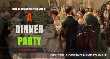 Mastering the Art of Self-Introduction at Dinner Parties