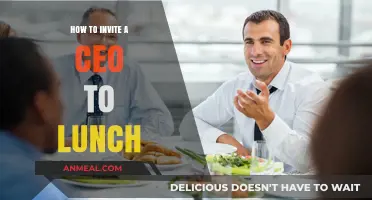 Lunch with the CEO: A Guide to Making the Invitation