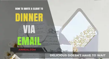 Mastering the Art of Inviting Clients to Dinner via Email