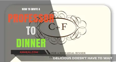 Etiquette Guide: Inviting a Professor to Dinner with Grace and Respect