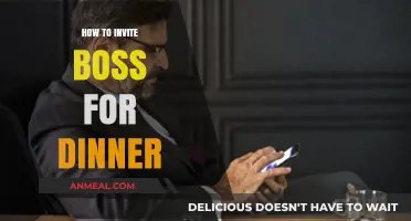 Mastering the Art of Inviting Your Boss to Dinner