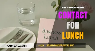 Networking Over Lunch: A Guide to Inviting Business Contacts