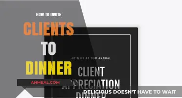 Mastering Client Relations: The Art of Inviting Clients to Dinner