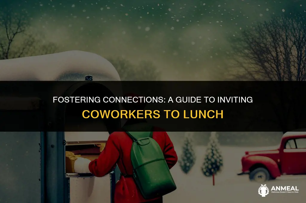 how to invite coworkers to lunch