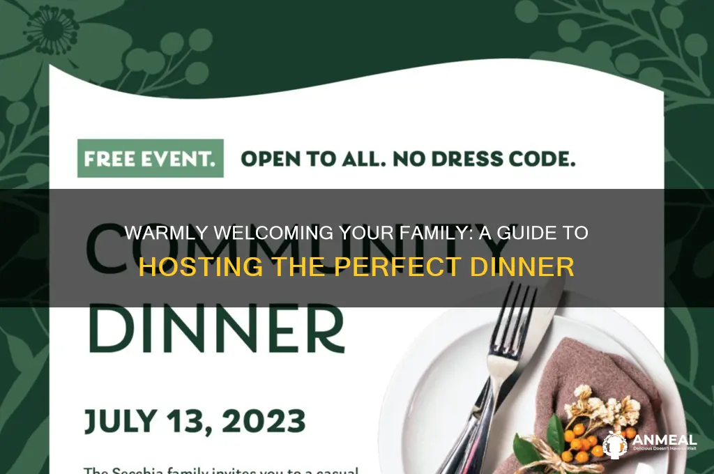 how to invite family for dinner