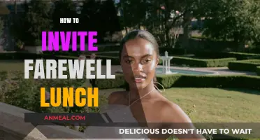 Farewell Lunch Invitation: A Guide to Gracious Goodbyes