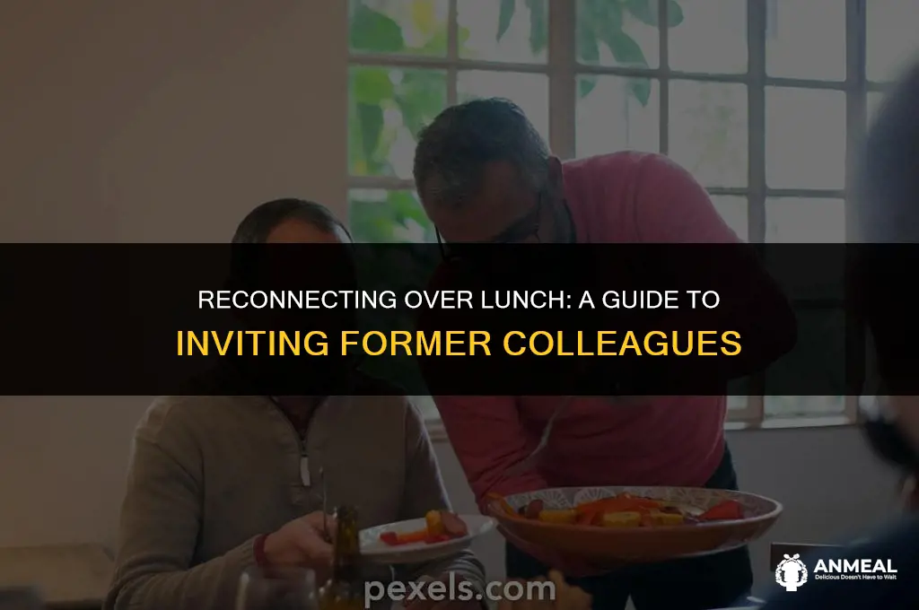 how to invite fomer colleague for lunch