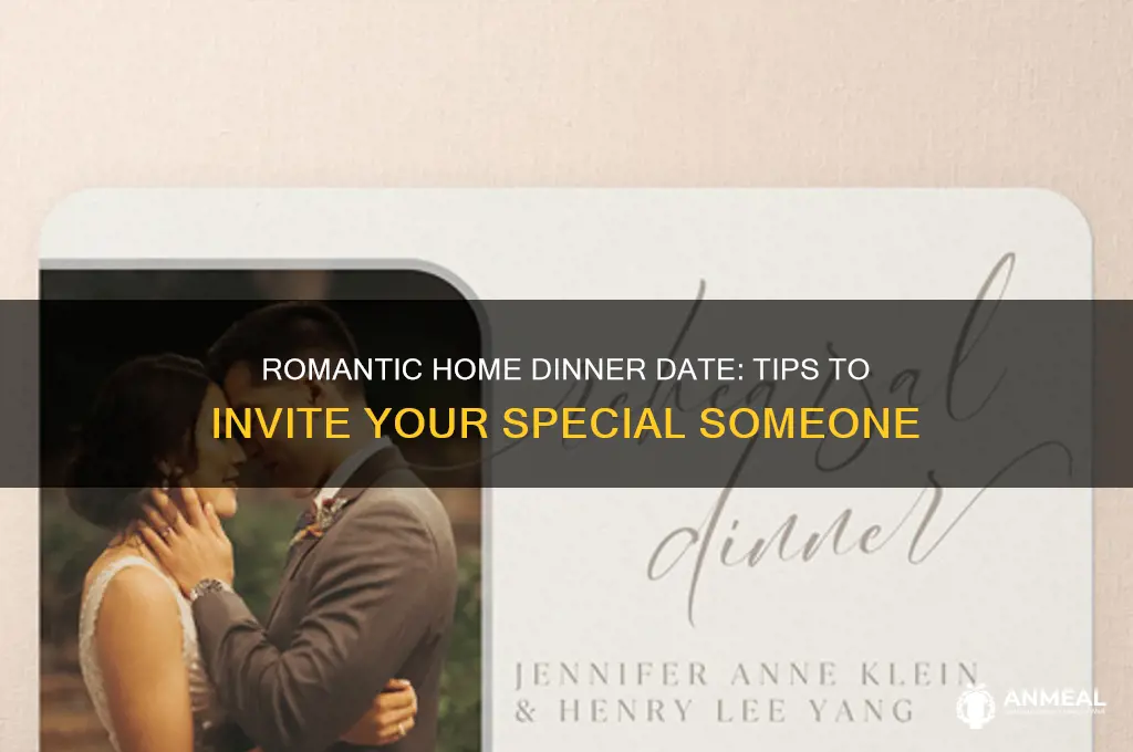 how to invite for a dinner date at home