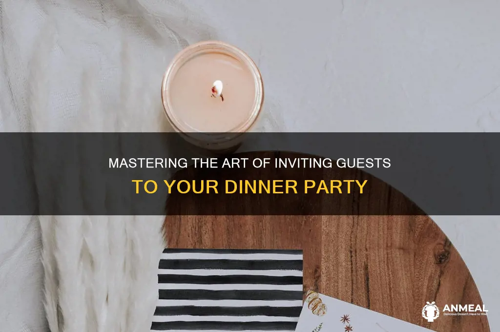 how to invite for a dinner party