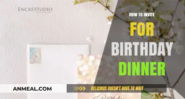 Perfect Birthday Dinner Invitation Tips: Crafting Warm and Welcoming Messages