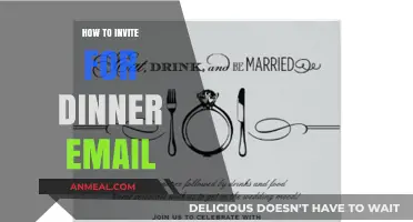 Crafting the Perfect Dinner Invitation Email: Tips and Etiquette