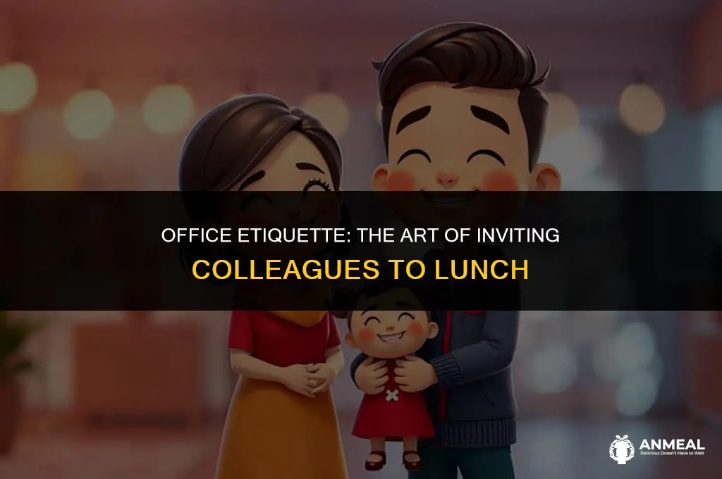 how to invite for lunch in office