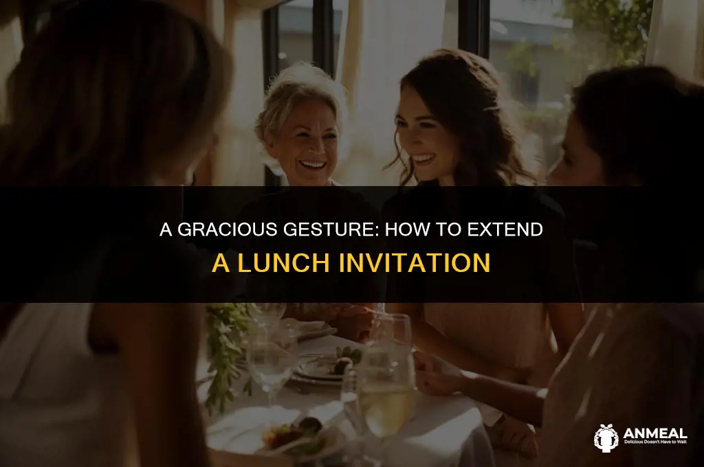 how to invite for lunch
