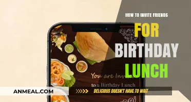 Celebrate Your Special Day: Tips for Inviting Friends to a Birthday Lunch