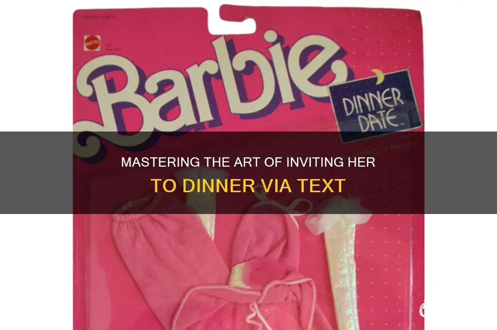how to invite girl for dinner on message