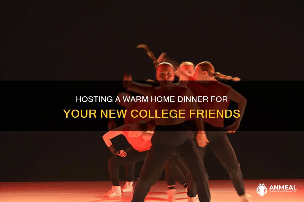 how to invite new college for home dinner