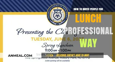 Mastering the Art of Professional Lunch Invitations
