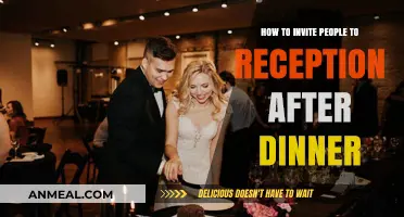 Elegant Tips for Inviting Guests to Your Post-Dinner Reception