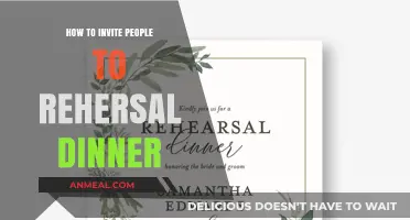 Elegant Tips for Inviting Guests to Your Rehearsal Dinner
