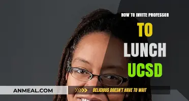 Building Bridges: Inviting Your UCSD Professor to Lunch
