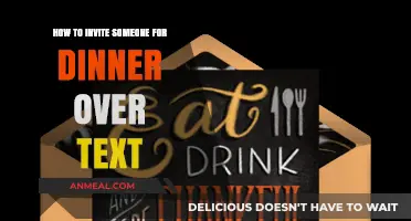 Texting Etiquette: Crafting the Perfect Dinner Invitation Message