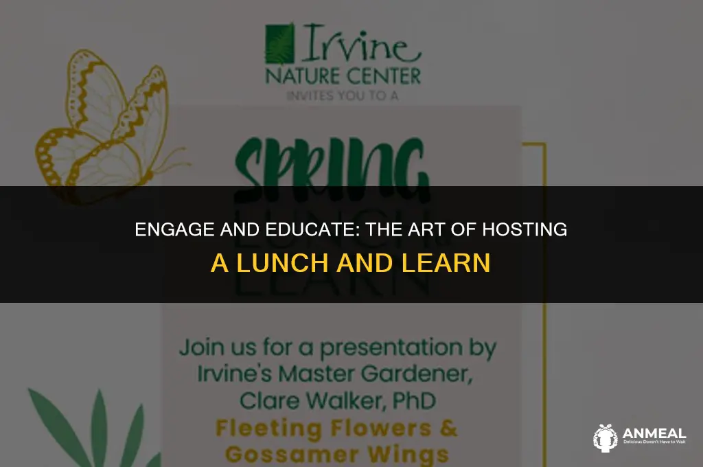 how to invite someone to a lunch and learn