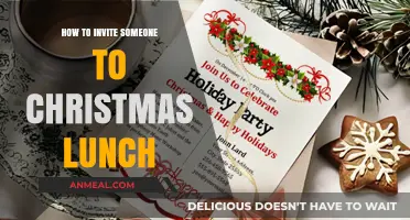 Festive Feast: How to Extend a Warm Christmas Lunch Invitation