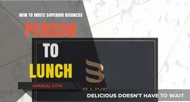 Lunch Invitation Mastery: Impressing Superior Business Contacts